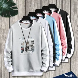 【HeHa】印花配色造型短袖上衣 三色 歷史價格詳細信息