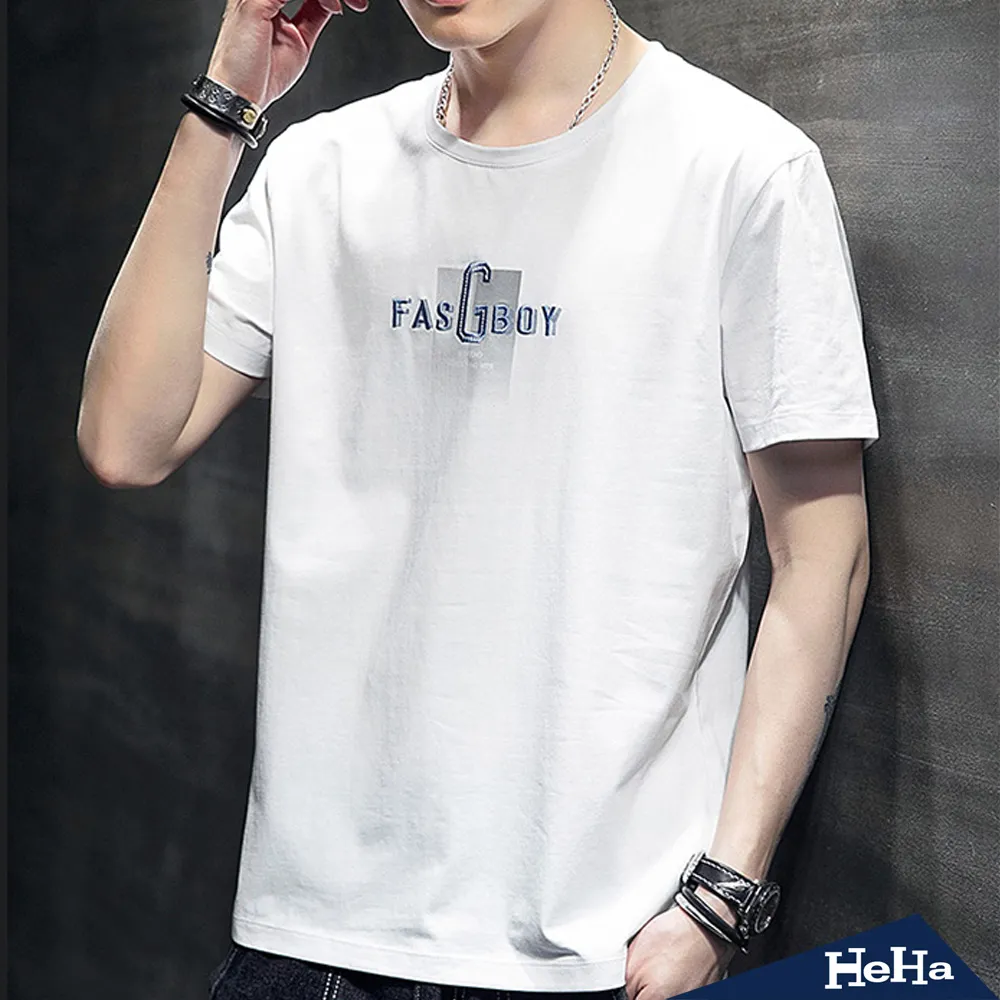 【HeHa】英文字母圖騰短袖T恤 三色-HeHa 歷史價格詳細信息