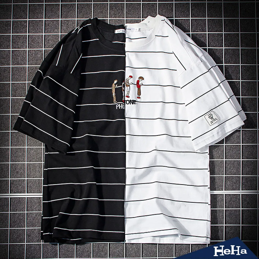 【HeHa】肩膀字母造型短袖T恤 三色- 歷史價格詳細信息