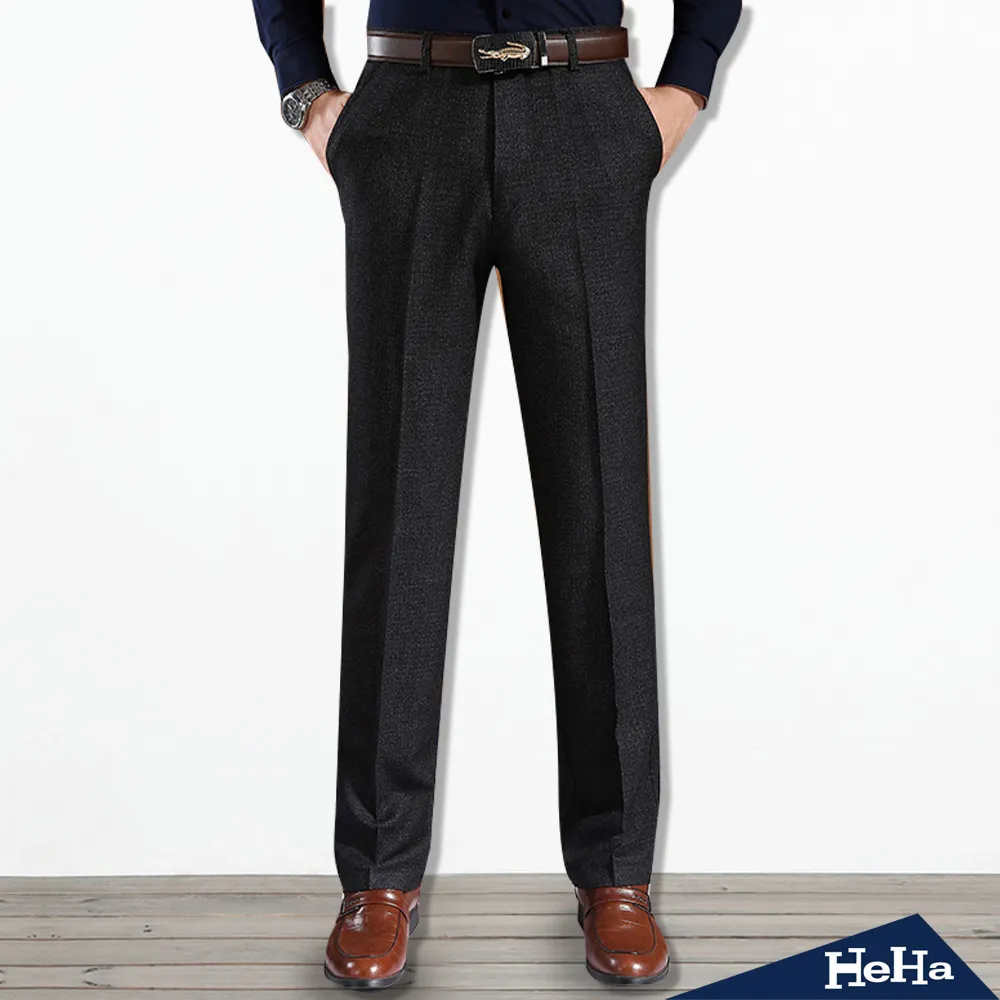 【HeHa】直筒百搭商務休閒長褲 兩色 歷史價格詳細信息