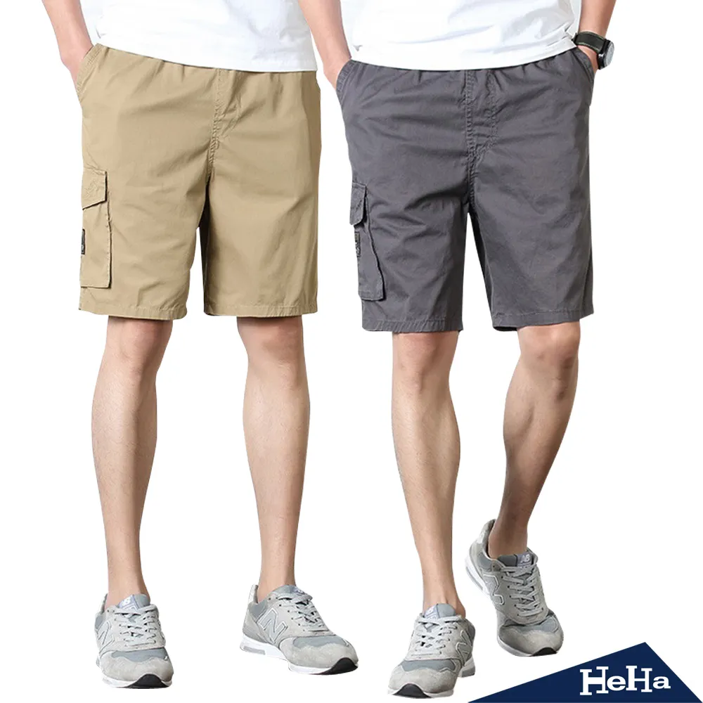 【HeHa】口袋拉鍊配色鬆緊短褲 三色 歷史價格詳細信息