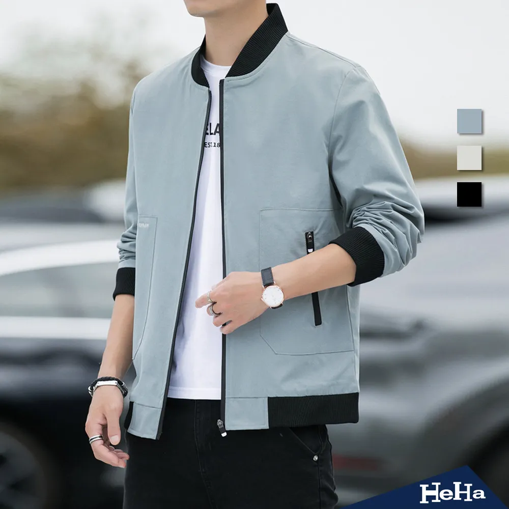 【HeHa】外套 休閒卡通貼布長袖夾克 三色 歷史價格詳細信息