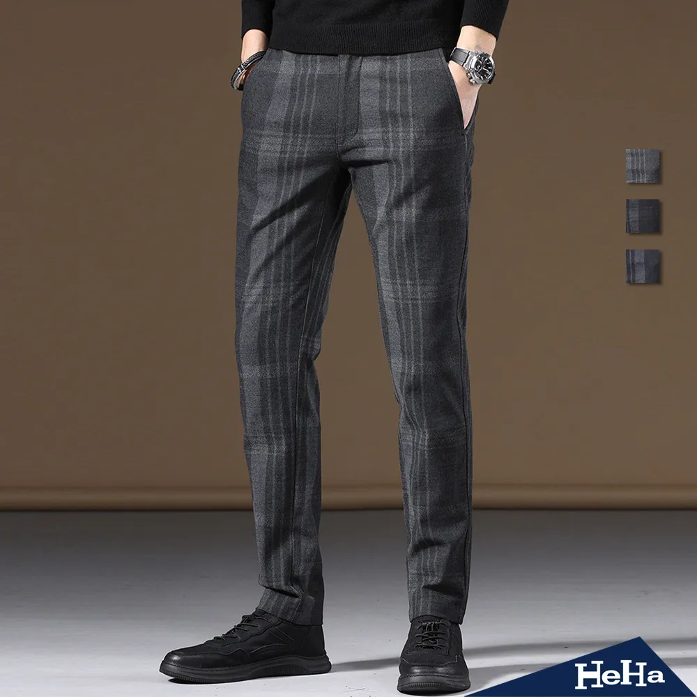 【HeHa】直筒百搭商務休閒長褲 兩色 歷史價格詳細信息