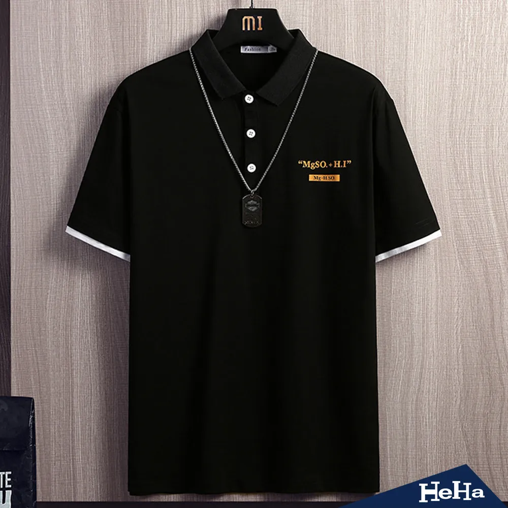 【HeHa】袖子造型修身POLO衫上衣 三色 歷史價格詳細信息