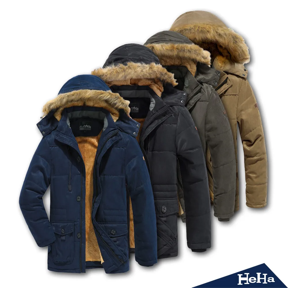 【HeHa】連帽抽繩口袋工裝潮流夾克 三色 歷史價格詳細信息