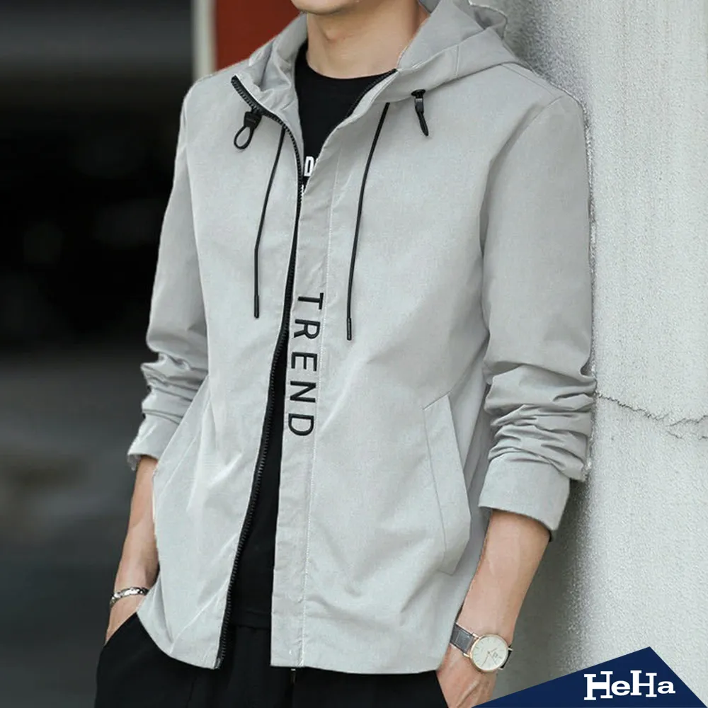 【HeHa】連帽抽繩口袋工裝潮流夾克 三色 歷史價格詳細信息