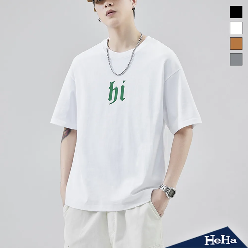 【HeHa】上衣 彈性棉質塗鴉短袖T恤 三色 歷史價格詳細信息