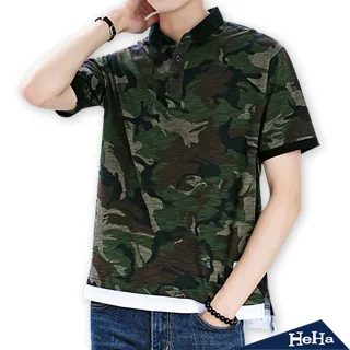 【HeHa】假兩件字母短袖上衣 四色 歷史價格詳細信息