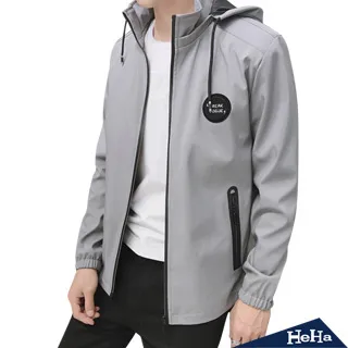 【HeHa】連帽抽繩口袋工裝潮流夾克 三色 歷史價格詳細信息