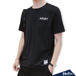 【HeHa】字母隱形扣短袖POLO衫 四色 歷史價格詳細信息