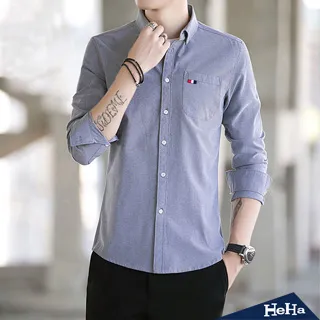 【HeHa】簡約純色五分袖假兩件上衣 六色 歷史價格詳細信息