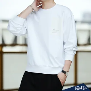 【HeHa】圓領舒適創意精神英文字母長袖上衣 四色 歷史價格詳細信息