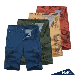 【HeHa】口袋拉鍊配色鬆緊短褲 三色 歷史價格詳細信息