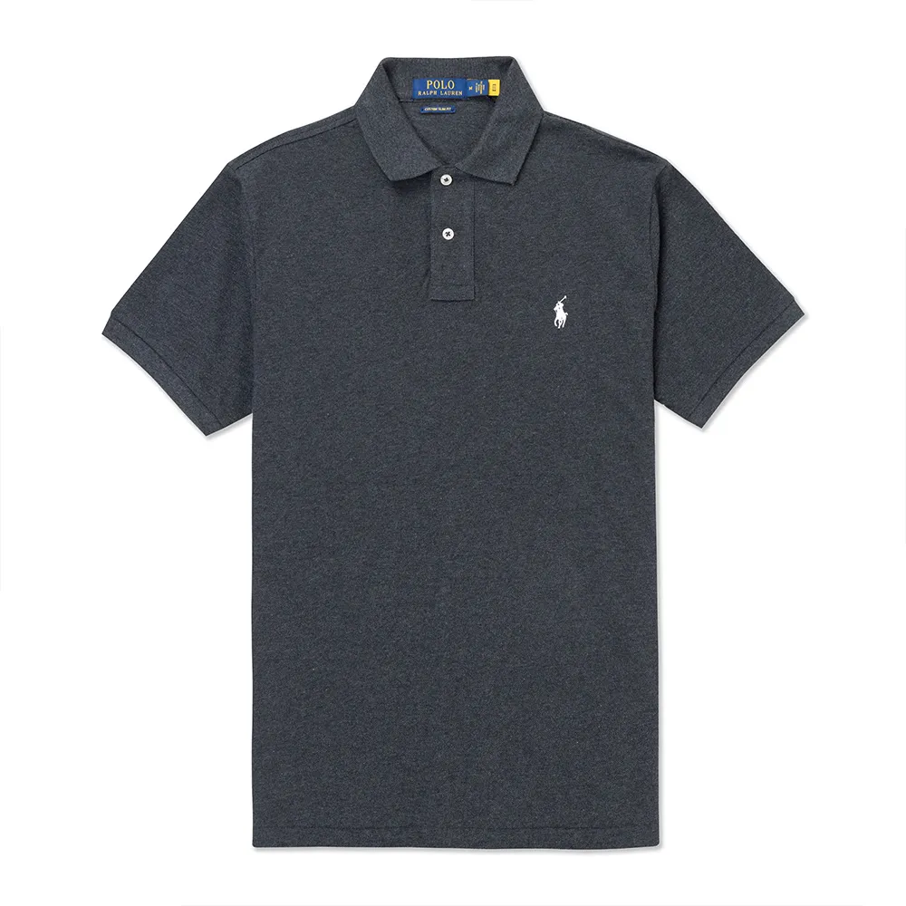 Polo Ralph Lauren RL 熱銷刺繡小馬透氣排汗短袖POLO衫(CUSTOM SLIM FIT)-深藍色 歷史價格詳細信息