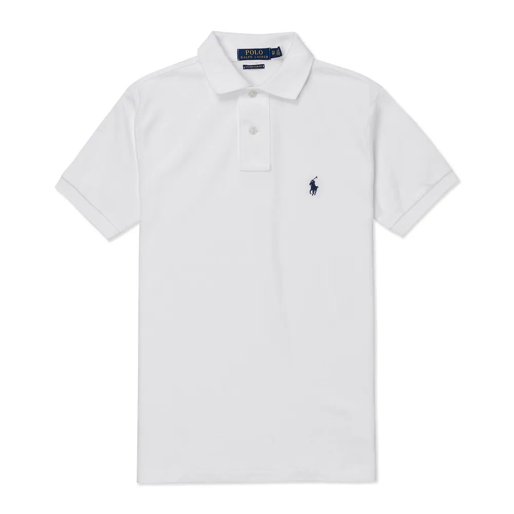 Polo Ralph Lauren RL 熱銷刺繡小馬透氣排汗短袖POLO衫(CUSTOM SLIM FIT)-深藍色 歷史價格詳細信息