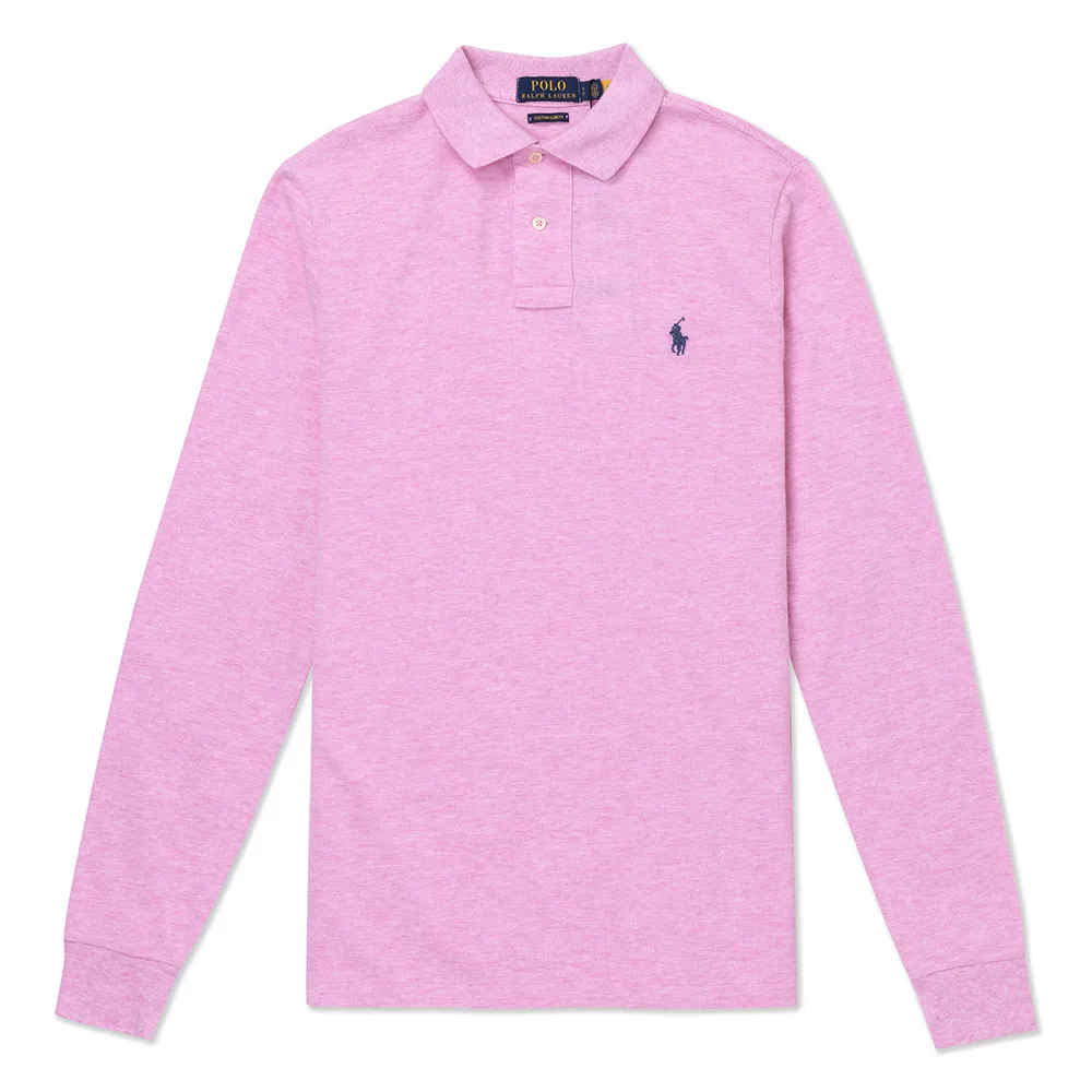 Polo Ralph Lauren RL 熱銷刺繡小馬透氣排汗短袖POLO衫(CUSTOM SLIM FIT)-深藍色 歷史價格詳細信息