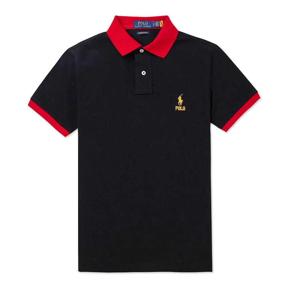 Polo Ralph Lauren Custom Slim Fit Polo Shirt 淺褐色 膚色 Polo衫 L 歷史價格詳細信息