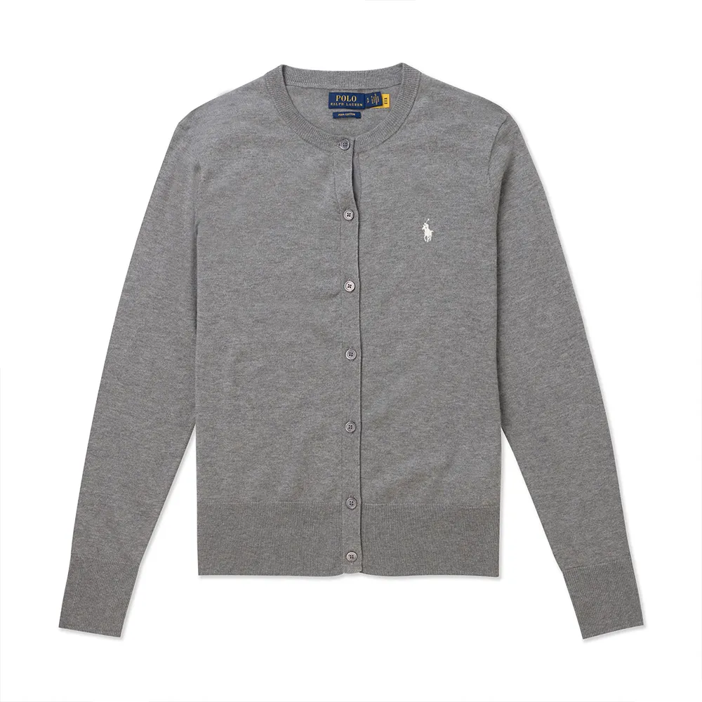 Polo Ralph Lauren RL 熱銷刺繡小馬開襟針織外套(女)-灰色 價格比較,價格查詢,歷史價格詳細信息