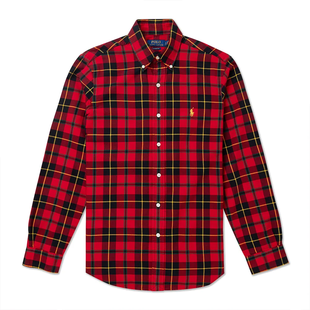 RL Ralph Lauren 粉紅藍色格紋亞麻襯衫 歷史價格詳細信息