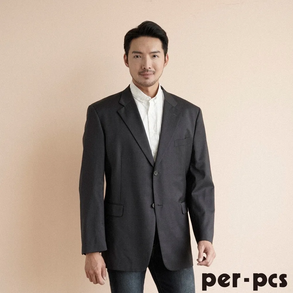 【per-pcs】低調率性首選三釦西裝_灰(804525) 歷史價格詳細信息