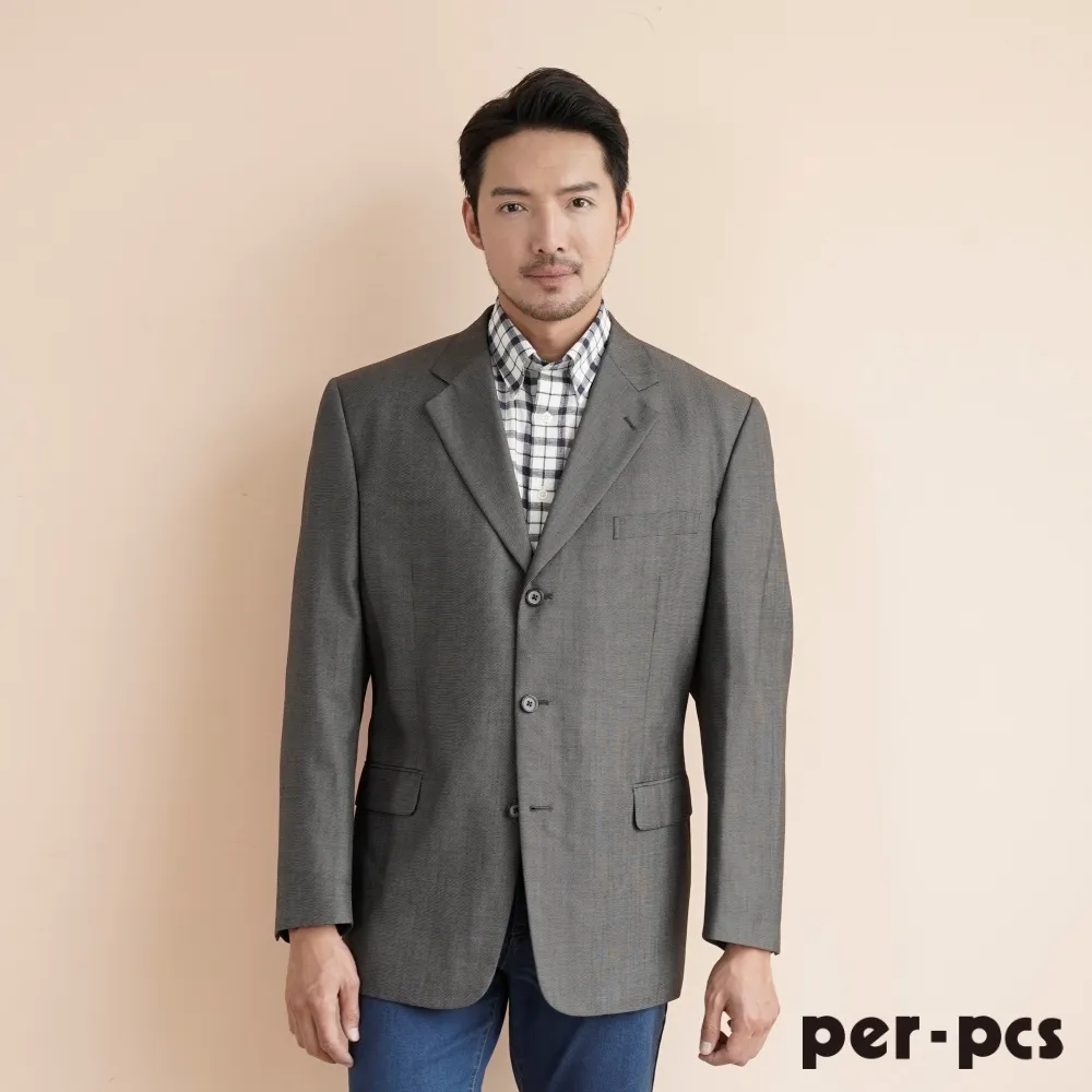 【per-pcs】都會率性品味休閒長袖合身襯衫_藍(719460) 歷史價格詳細信息