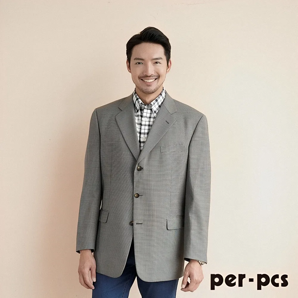 【per-pcs】經典質男修身長袖合身襯衫_白(718451) 歷史價格詳細信息