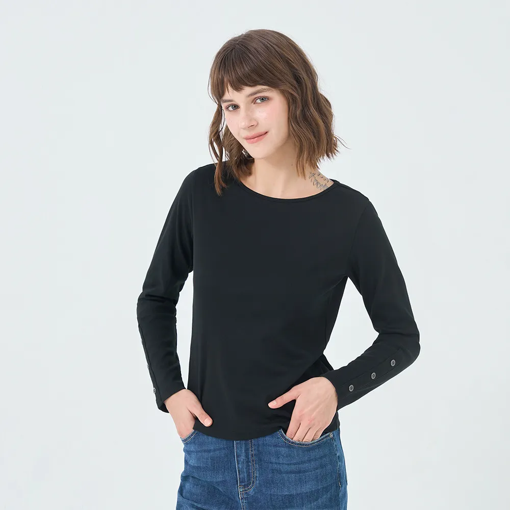 GIORDANO 女裝 坑條V領針織上衣- 09 標誌黑 歷史價格詳細信息