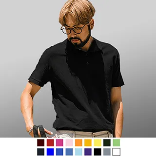 P1168*經典*舒適透氣*上班族*短袖POLO衫-果綠、墨綠、深紫 歷史價格詳細信息