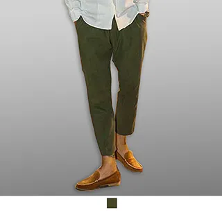 正韓 工作褲 彈性面料 斜紋布工裝褲 九分褲 羅紋腰圍【PA88087】現貨＋預購 歷史價格詳細信息