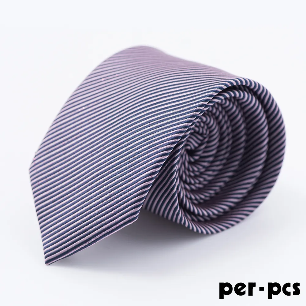 【per-pcs】時尚典雅紳士雅痞領帶_紫藍斜紋(717015) 歷史價格詳細信息