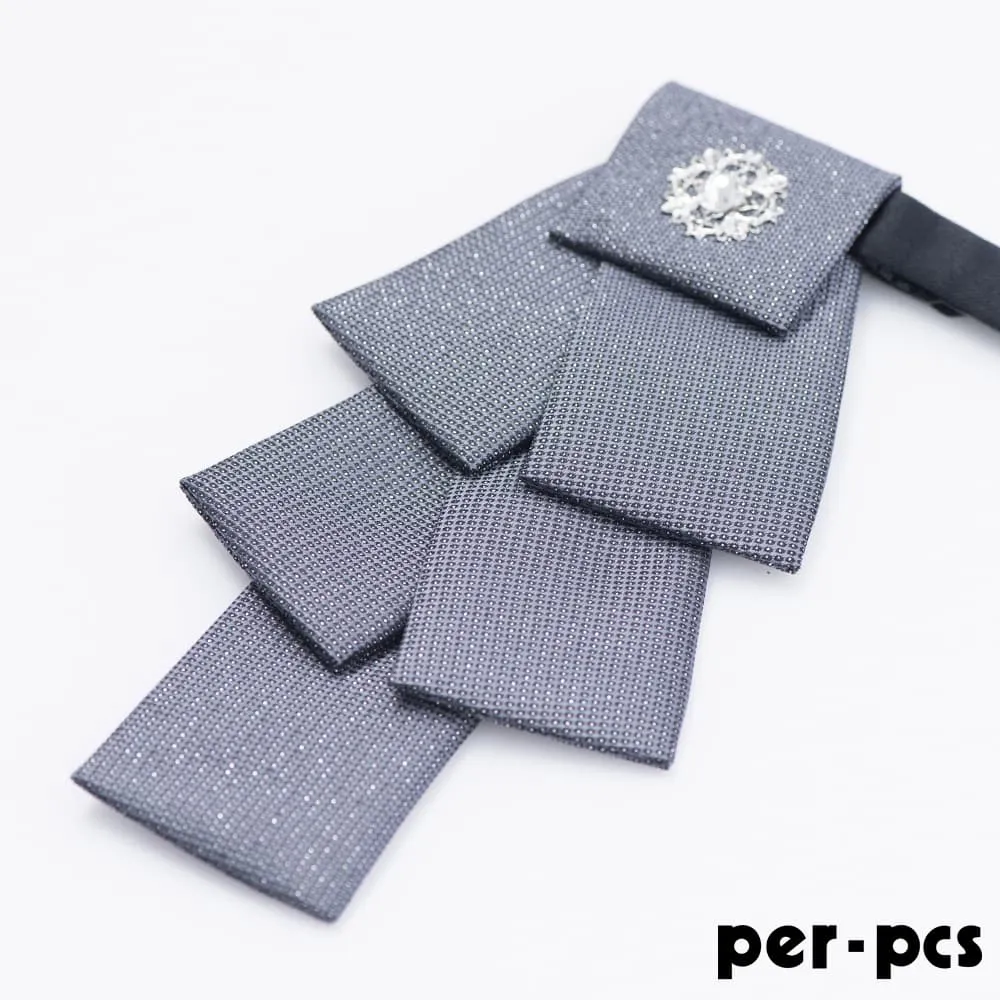 【per-pcs】聖誕樹鑽可調脖圍領結_深紅色(119-34) 歷史價格詳細信息