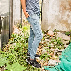 【SCORPION】刷破淺藍牛仔褲 歷史價格詳細信息