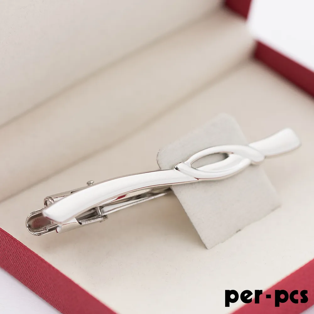 【per-pcs】紳士高品味鑲鑽領帶夾_亮銀(317-0133) 歷史價格詳細信息