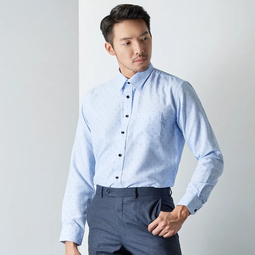 【per-pcs】品味低調細格羊毛商務西裝_深藍(715310) 歷史價格詳細信息