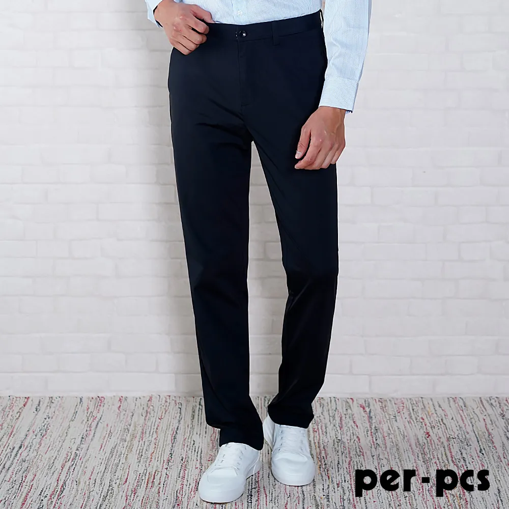 【per-pcs】品味低調細格羊毛商務西裝_深藍(715310) 歷史價格詳細信息