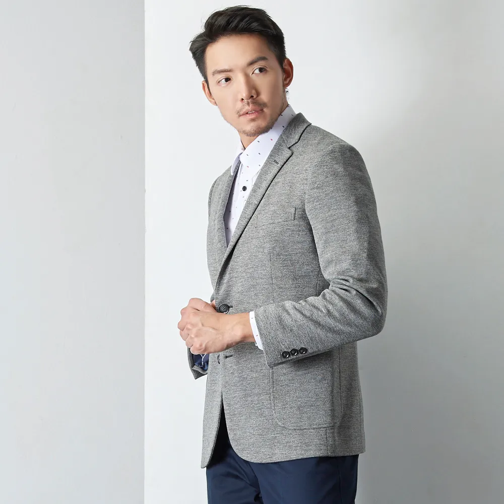 【per-pcs】低調率性首選三釦西裝_灰(804525) 歷史價格詳細信息