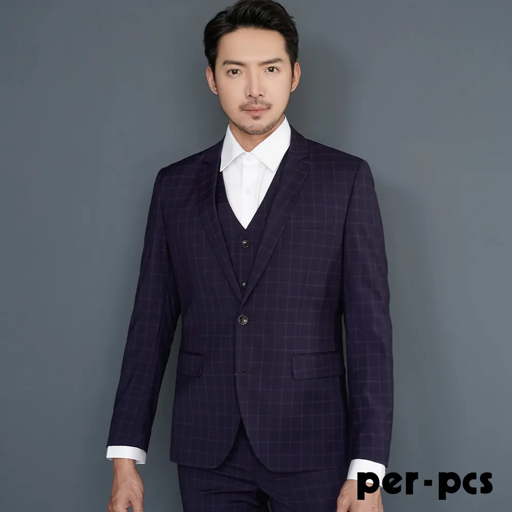 【per-pcs】都會率性品味休閒長袖合身襯衫_藍(719460) 歷史價格詳細信息