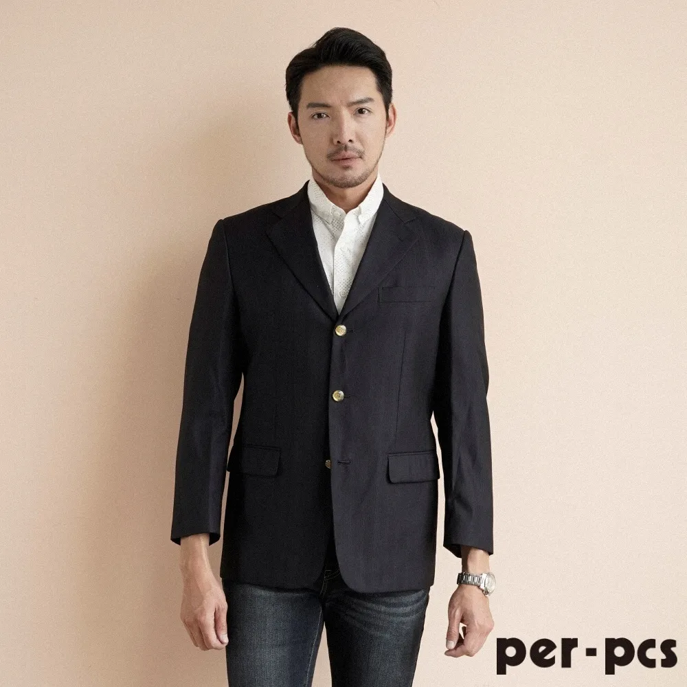 【per-pcs】沉穩型男必備商務西裝_黑(818302) 歷史價格詳細信息