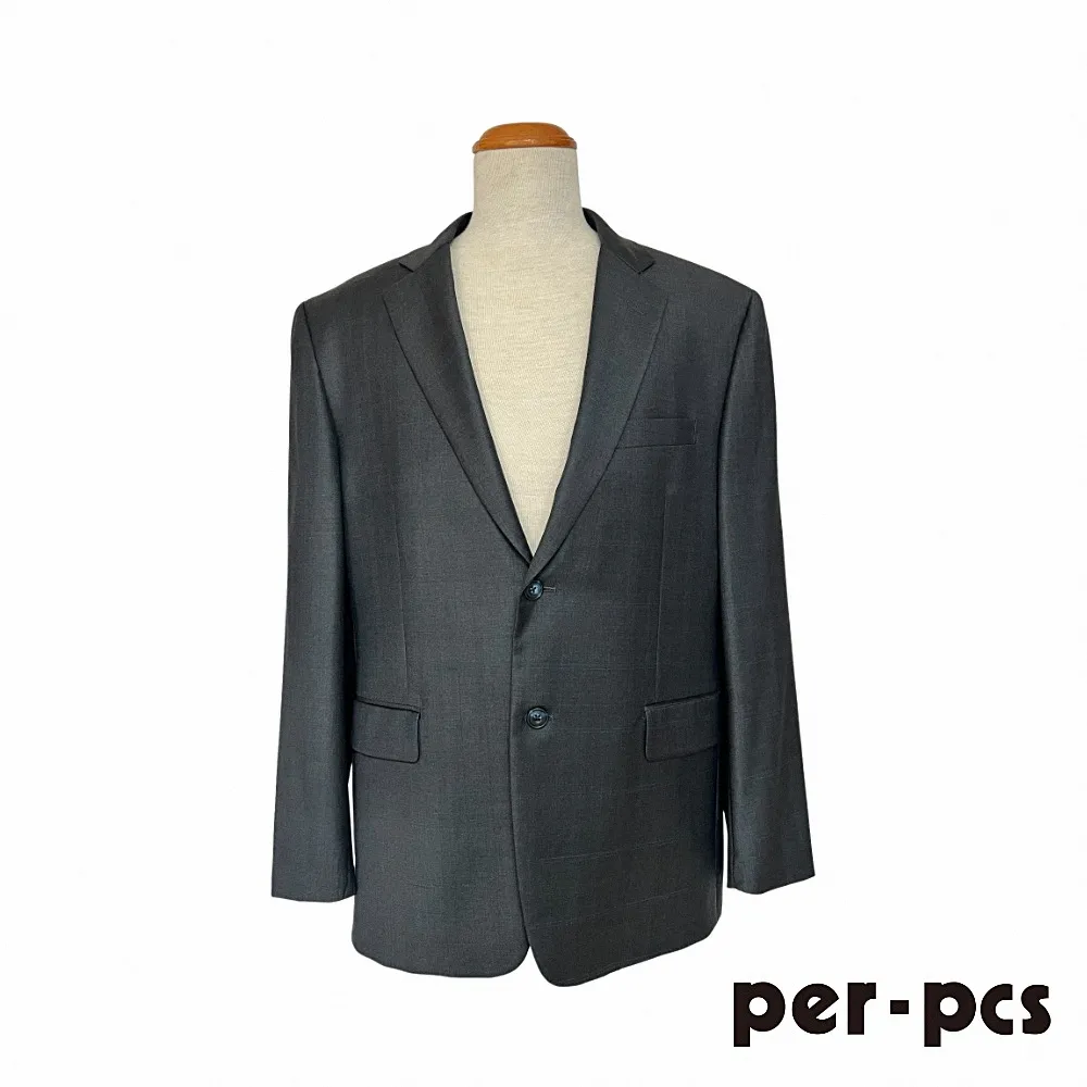 【per-pcs】品味條紋羊毛商務平面西褲_藍黑色(716105) 歷史價格詳細信息