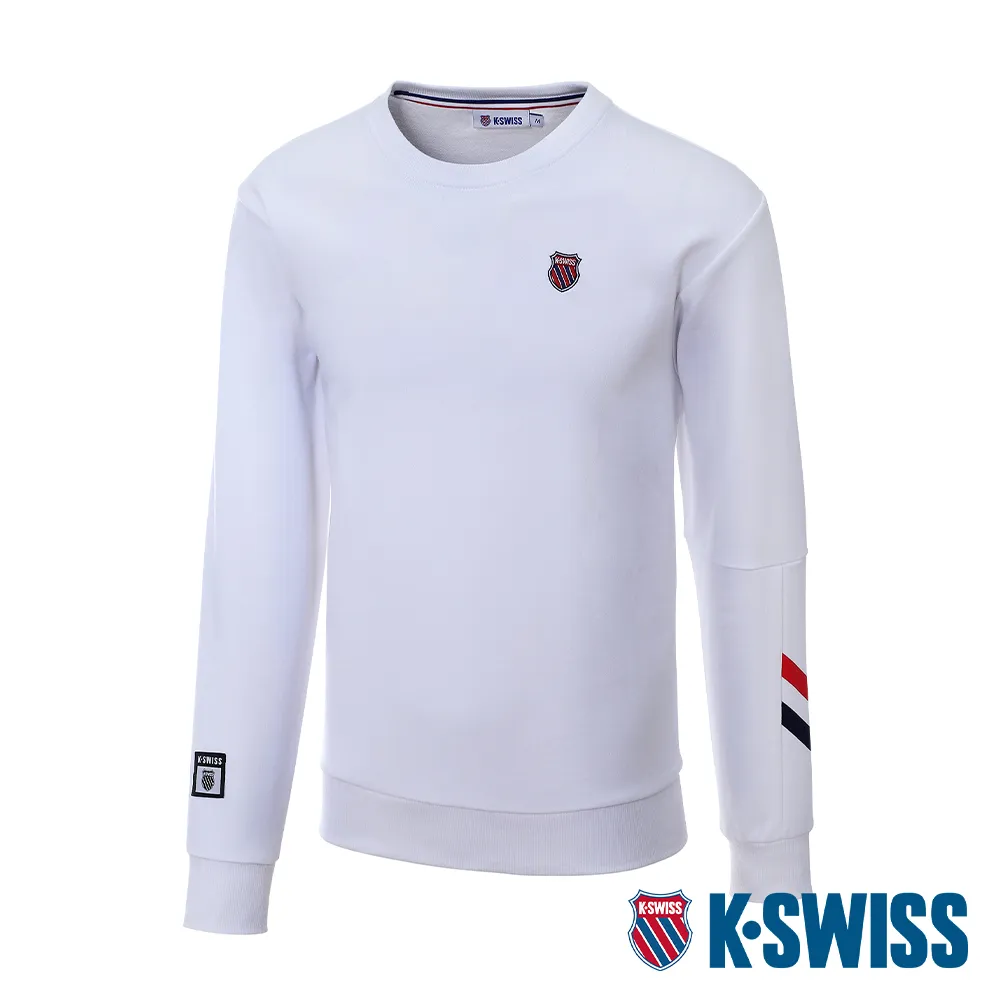K-SWISS  Sweatshirt 圓領上衣-女-莫藍迪綠 歷史價格詳細信息
