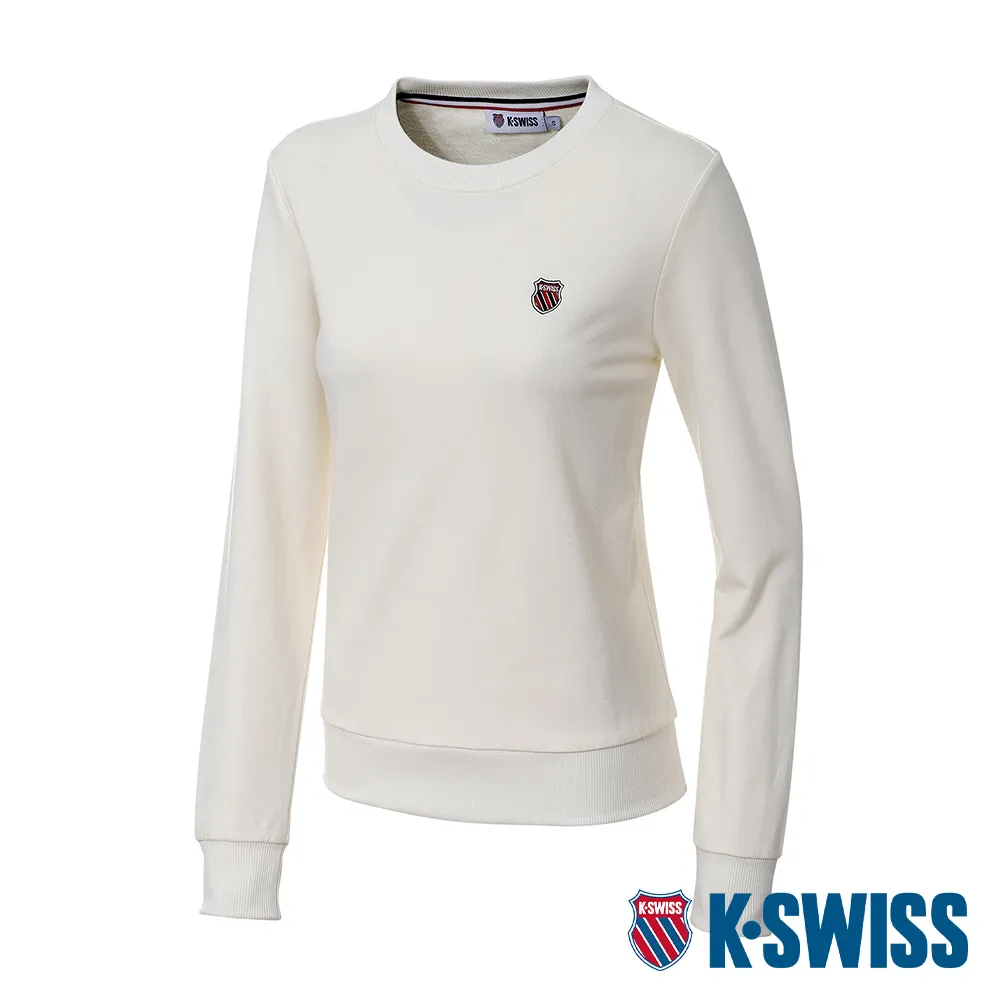 K-SWISS  Sweatshirt 圓領上衣-女-莫藍迪綠 歷史價格詳細信息