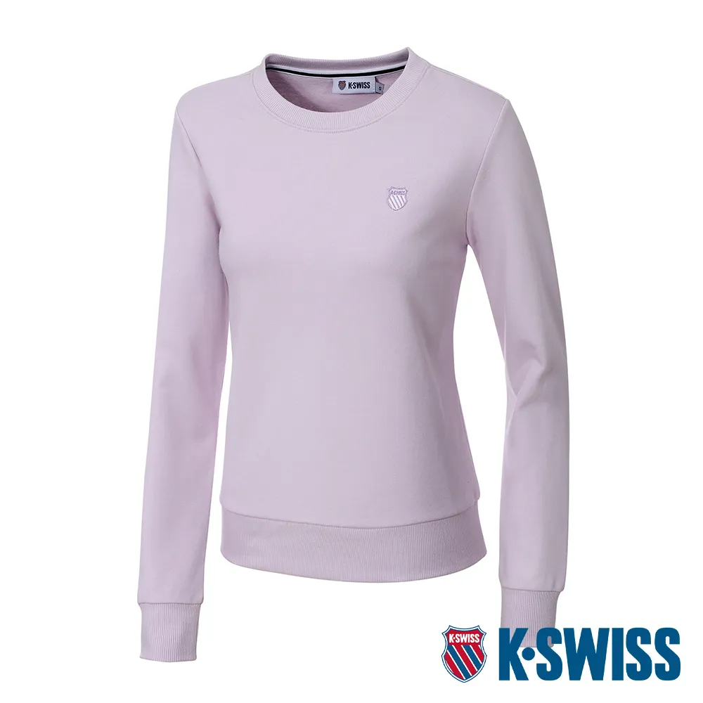 K-SWISS  Sweatshirt 圓領上衣-女-莫藍迪綠 歷史價格詳細信息