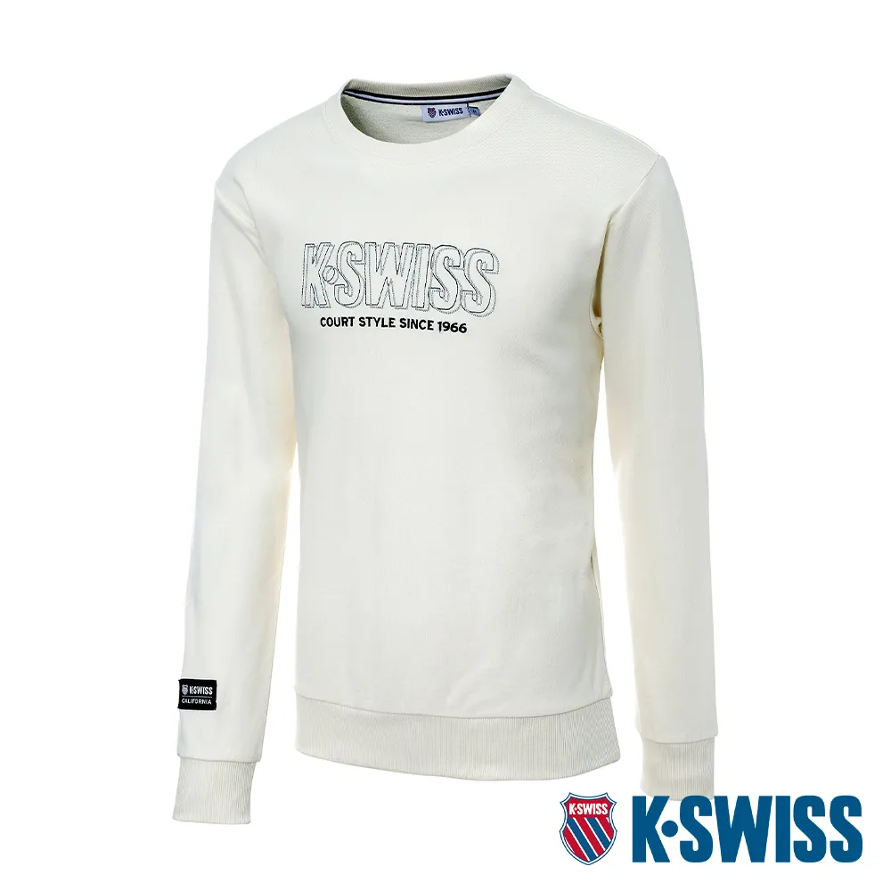 K-SWISS  Sweatshirt 圓領上衣-女-莫藍迪綠 歷史價格詳細信息