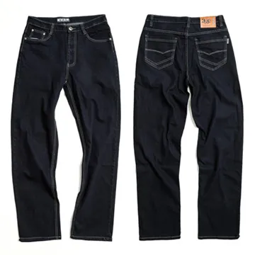 伸縮中直筒車繡口袋牛仔褲Straight Extendable Jeans(347-3106-34)深牛仔 男sun-e 歷史價格詳細信息