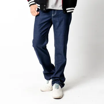 【SCORPION】MIT雙車縫線中腰伸縮小直筒 歷史價格詳細信息