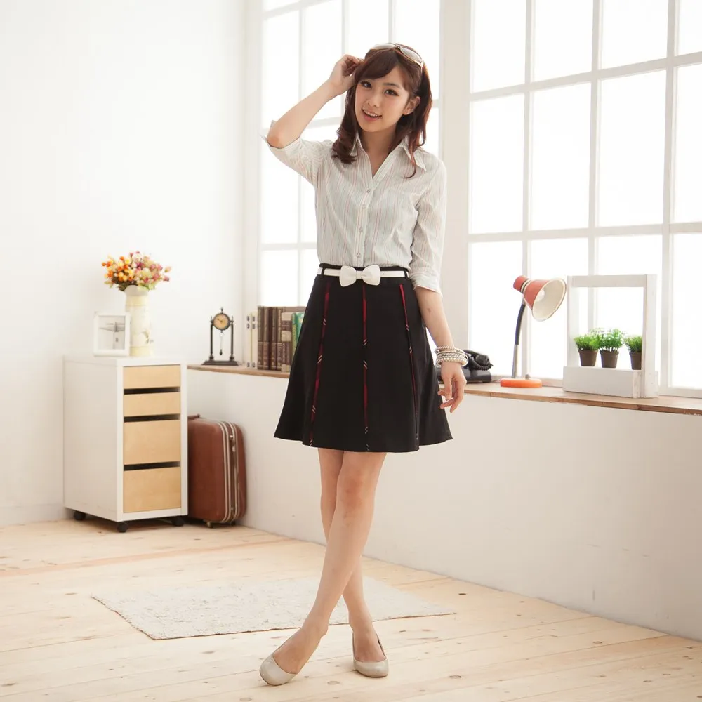 【EE-LADY】V領雙口袋紫灰直紋西裝外套 歷史價格詳細信息