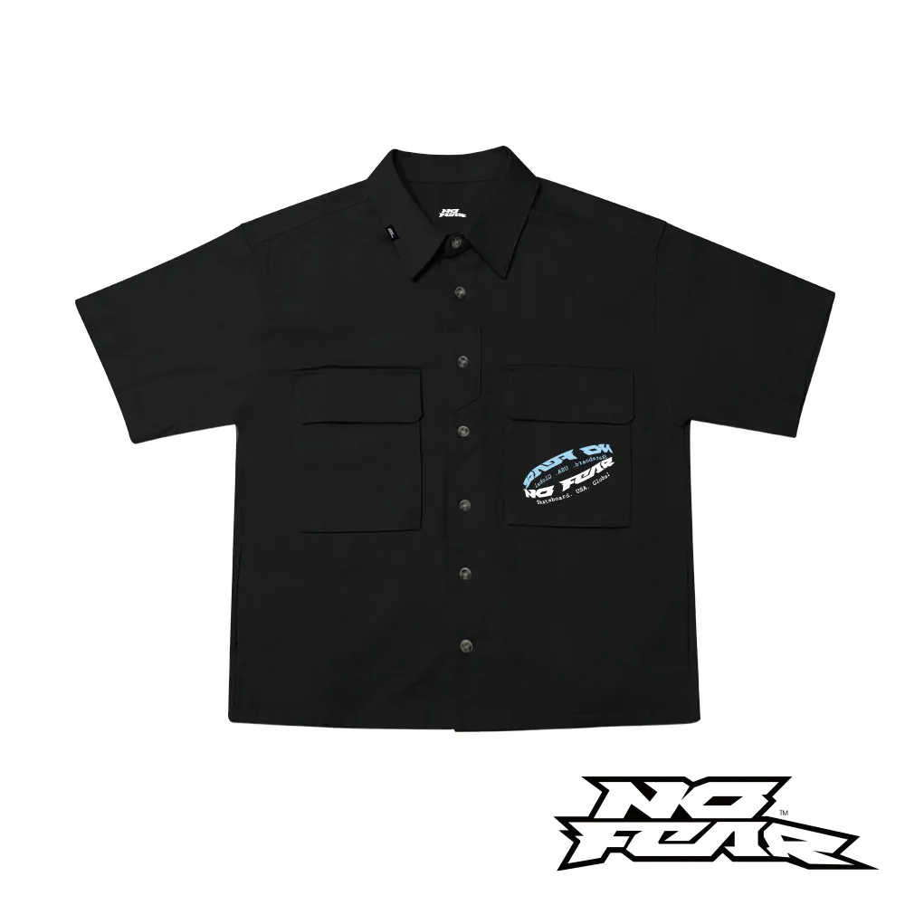 NO FEAR LIBER系列-多口袋厚磅工裝襯衫-黑色 NF016 歷史價格詳細信息