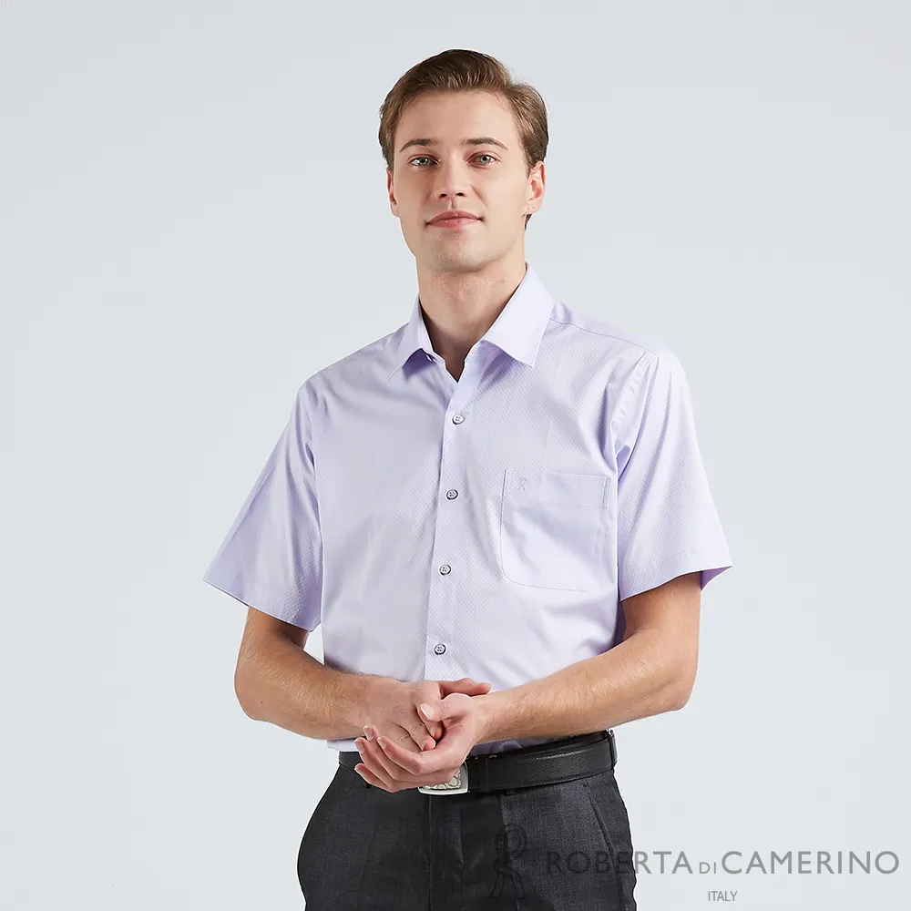 ROBERTA諾貝達  台灣製 合身版 商務型男 優雅短袖襯衫 白色 歷史價格詳細信息