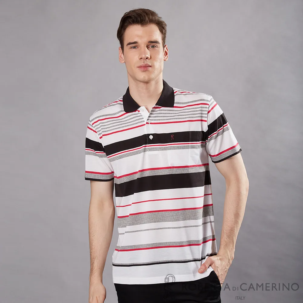 【ROBERTA諾貝達】台灣製 魅力首選 型男休閒純棉短袖棉衫 紫色 歷史價格詳細信息