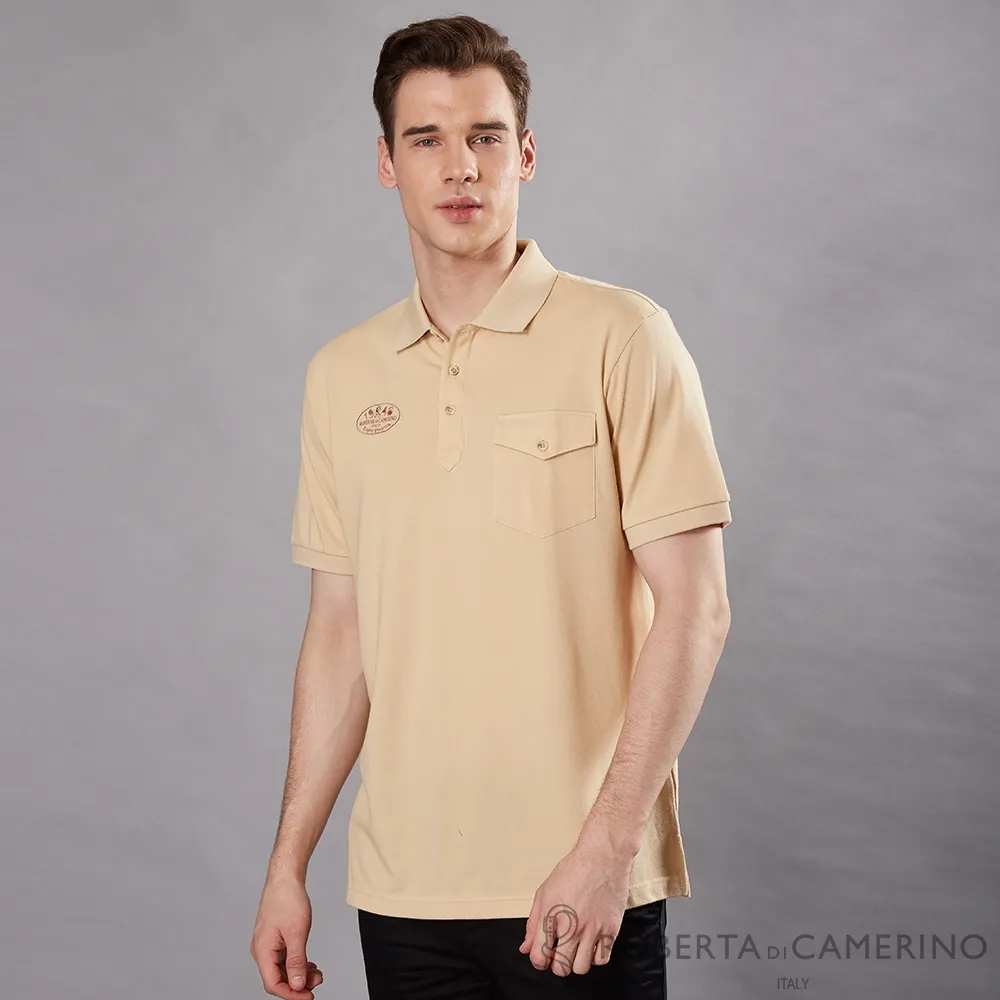 ROBERTA諾貝達 台灣製 乾爽舒適 休閒簡約短袖POLO棉衫HAF05-93灰色 歷史價格詳細信息